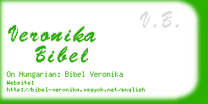 veronika bibel business card